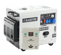 Blackstone SGB 8500 D-ES - Generador de corriente diésel silencioso con AVR 6.3 kW - Continua 6 kW Monofásica + ATS