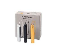 Blackwing Juego de 3 protectores de puntas, protege las puntas del lápiz, paquete de colores mixtos (dorado, plateado y negro), aluminio mecanizado ligero
