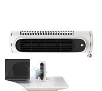 Bladeless Tower Fan, Bladeless Desk, 9.92x3.11in Quiet Recargable Air Circulator, 3 Speed Wind Settings, Compact Space Saving for Living Room, Bedroom, Kitchen, Summer