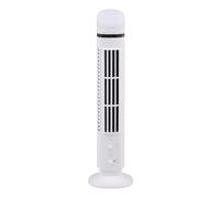 Bladeless Tower Fan Quiet Oscillating USB Desk Fan With Night Light