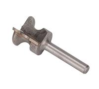 Blaihild Broca Enrutadora de Carburo para Tirar con los Dedos, Cortador Ranurador de Vástago de 1/4 de Pulgada para Chapa de Madera Dura, Corcho, Tablero de Partículas No Laminado, Acabado sin (1/4*)