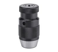 Blaihild Portabrocas sin Llave de Acero Autoajustable, Montaje B16 de 0-13 Mm, 1/2 Pulgada, para Torno, Taladro Eléctrico, Fresadora, Potente Fuerza de Sujeción, Diseño de Apriete Manual para