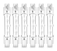Blakapoo Bombilla Halógena R7S 78mm 80W 230V Blanco Cálido, Regulable 2700K, Varilla Halógena Lineal J78mm R7S para Luces de Sala, Bombillas de Techo, Luces de Trabajo, Luces de Paisaje, Paquete de 6