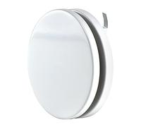 Blanco Ø 125mm Difusor de Ventilación de Suministro de Aire, Valvula de Disco Ajustable, Rejilla Redonda de Ventilacion para Entrada de Aire, de Acero