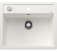 Blanco 514771 - Fregadero DALAGO 6-F 1 Cubeta Enrasado Mueble de 60 cm Silgranit Blanco