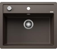 Blanco 515095 - Fregadero DALAGO 6-F 1 Cubeta Enrasado Mueble de 60 cm Café