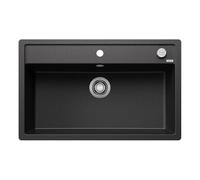 Blanco 516639 - Fregadero DALAGO 8-F 1 Cubeta Enrasado Mueble de 80 cm Antracita