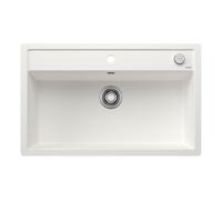 Blanco 516641 - Fregadero DALAGO 8-F 1 Cubeta Enrasado Mueble de 80 cm Blanco