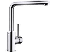 Blanco Grifo de cocina Mila 519414 monomando caño alto giratorio 360º cromo