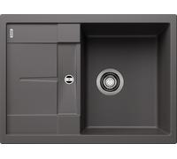 Blanco Median 45 S fregadero de granito 68x50 cm gris/grafito/ónix 519562