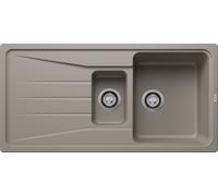 Blanco Sona 6 S fregadero de granito 100x50 cm marrón 519858
