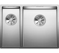 Blanco 521610 - Fregadero CLARON 340/180-U 1 1/2 Cubeta Bajo Encimera Mueble de 60Cm Inox con Brillo