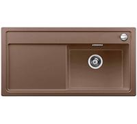 Blanco 521947 zenar XL 6 S, cocina fregadero, granito fregadero de Silgranit Puradur Incluye Madera Tabla de cortar, platillos Derecho, Nuez Moscada