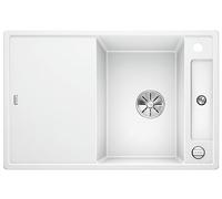 Blanco Fregadero de cocina AXIA III 45 S SILGRANIT® PuraDur® reversible blanco con tabla de vidrio