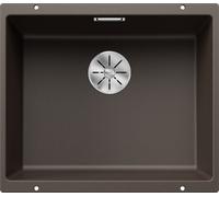 Blanco 523441 - Fregadero SUBLINE 500-U 1 Cubeta Bajo Encimera Mueble de 60 Cm Café