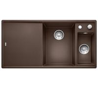 Blanco Axia III 6 S fregadero de granito 100x51 cm marrón 523471