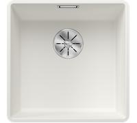 Blanco 523497 - Fregadero SUBLINE 400-F 1 Cubeta Enrasado Mueble de 50 Cm Blanco