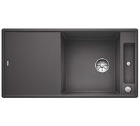 Blanco Axia III XL 6 - Fregadero de Silgranite, 99x50 cm, con accesorios, InFino, roca gris 523521