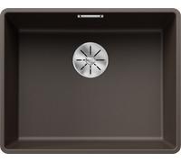 Blanco 523537 - Fregadero SUBLINE 500-F 1 Cubeta Enrasado Mueble de 60 Cm Café