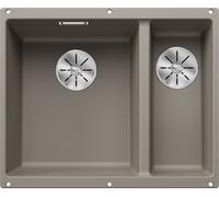 Blanco Subline 340/160-U fregadero de granito 52.5x40 cm gris/grafito/ónix 523556
