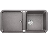 Blanco 523596 yova XL 6 S 6 S Silgranit Puradur Ultrasonido con mando a distancia, con accesorios Reversible alumetallic, aluminio metálico