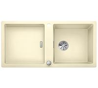Blanco 523609 Adon XL 6 S 6 S Silgranit Puradur Ultrasonido con mando a distancia, con accesorios Reversible, jazmín