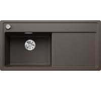 Blanco 523933 - Fregadero ZENAR XL 6 S-F 1 Cubet Escurridor Enrasado Silgranit Café