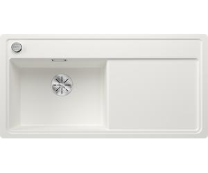 Blanco 523936 - Fregadero ZENAR XL 6 S-F 1 Cubet Escurridor Enrasado Silgranit Blanco