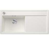 Blanco 523936 - Fregadero ZENAR XL 6 S-F 1 Cubet Escurridor Enrasado Silgranit Blanco