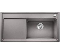 BLANCO 524068 Steamer Plus Zenar XL 6 S Silgranit PuraDur - Olla de vapor con control de drenaje (incluye tabla de cortar de cristal, platillo derecho de aluminio metálico, 60 cm)