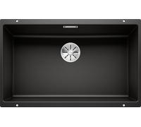 Blanco Subline 700-U fregadero de granito 70x40 cm negro 526001
