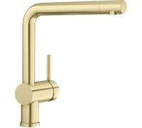 Blanco 526683 - Grifo LINUS Monomando Caño Alto Giratorio 360º PVD Gold