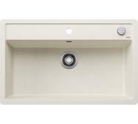 Blanco 527066 - Fregadero DALAGO 8-F 1 Cubeta Sobre Encimera Mueble de 80 Cm Blanco Suave