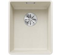 Blanco 527159 - Fregadero SUBLINE 320-F SILGRANIT 1 Cubeta Enrasado Mueble de 40Cm Blanco Suave