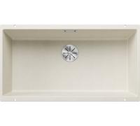 Blanco 527174 - Fregadero SUBLINE 800-U 1 Cubeta Bajo Encimera Mueble de 90 Cm Blanco Suave