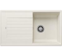 Blanco Zia 5 - Fregadero de silgranite, 86x50 cm, blanco suave 527204