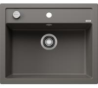 Blanco Dalago 6 - Fregadero de silgranite, 62x51 cm, con control de desagüe, gris 527246