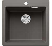 Blanco Pleon 5 - Fregadero de silgranite, 52x51 cm, InFino, gris 527318