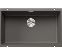 Blanco 527356 - Fregadero SUBLINE 700-U 1 Cubeta Mueble de 80Cm Bajo Encimera Gris Volcán