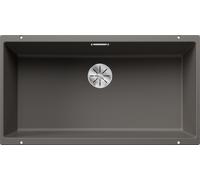 Blanco 527357 - Fregadero SUBLINE 800-U 1 Cubeta Bajo Encimera Mueble de 90 Cm Gris Volcán