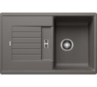 Blanco Zia 45 - Fregadero de silgranite, 78x50 cm, gris 527383