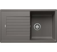 Blanco Zia 5 - Fregadero de silgranite, 86x50 cm, gris 527387