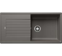 Blanco Zia XL 6 - Fregadero de silgranite, 100x50 cm, gris 527400