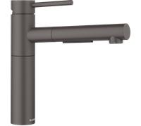 Blanco 527547 - Grifo ALTA-S II Look SILGRANIT Monomando Caño Giratorio 140º Gris Roca