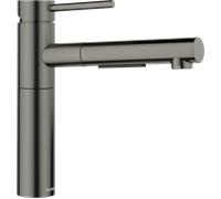 Blanco 527555 - Grifo ALTA-S II PVD Monomando Caño Giratorio Extraíble Dark Steel