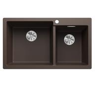 Blanco Pleon 9 - Fregadero de Silgranite, 86x50 cm, InFino, café 527643