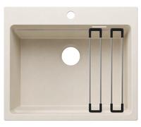 Blanco Etagon 6 - Fregadero Silgranite, 60x51 cm, con accesorios, blanco suave 527748