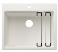 Blanco Etagon 6 - Fregadero Silgranite, 60x51 cm, con accesorios, blanco 527751