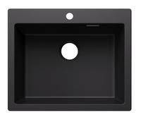 Blanco Pleon 6 - Fregadero Silgranite, 62x51 cm, negro 527770