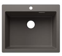 Blanco Pleon 6 - Fregadero Silgranite, 62x51 cm, gris volcán 527771